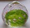 paperweight with bubble ring
