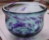 Turquoise and purple bowl