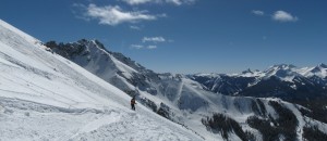 Palmyra Peak and Black Iron Bowl viewed from Gold Hill, Telluride, CO